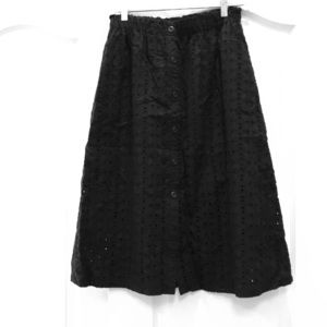 Mossimo black, elastic waist skirt